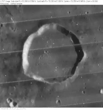 Снимок зонда Lunar Orbiter - IV