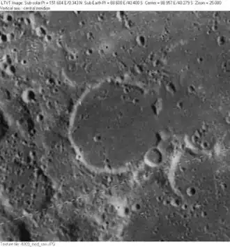 Снимок зонда Lunar Orbiter - IV