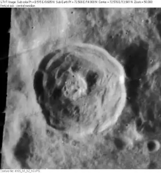 Снимок зонда Lunar Orbiter IV