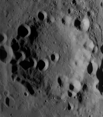 Снимок зонда Lunar Reconnaissance Orbiter.