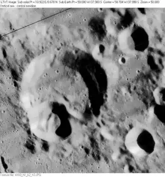 Снимок зонда Lunar Orbiter – IV.