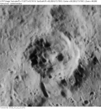 Снимок зонда Lunar Orbiter - IV.