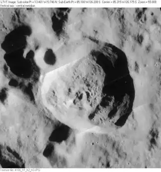 Снимок зонда Lunar Orbiter - IV.