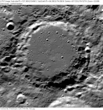 Снимок зонда Clementine.