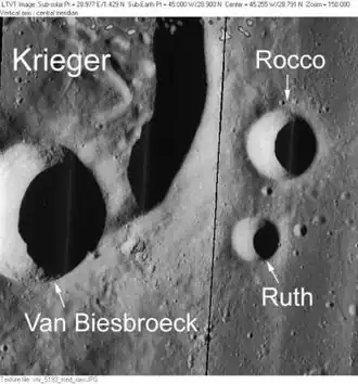 Снимок зонда Lunar Orbiter - V.