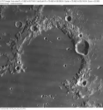 Снимок зонда Lunar Orbiter - IV.