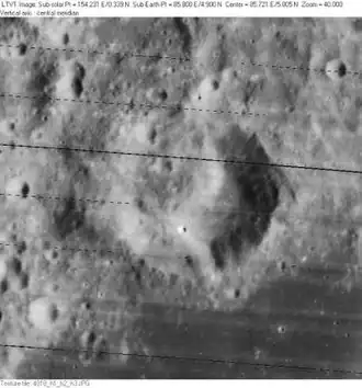 Снимок зонда Lunar Orbiter - IV.