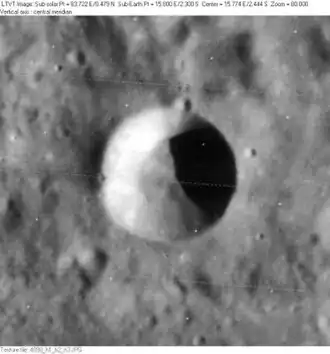 Снимок зонда Lunar Orbiter – IV.