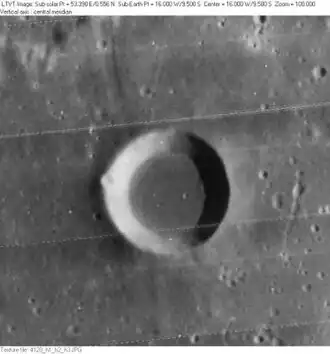 Снимок зонда Lunar Orbiter - IV.