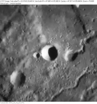 Снимок зонда Lunar Orbiter - IV