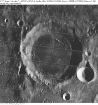 Снимок зонда Lunar Orbiter IV