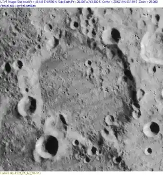 Снимок зонда Lunar Orbiter - IV