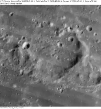 Снимок зонда Lunar Orbiter - IV.