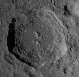 Снимок зонда Lunar Reconnaissance Orbiter.