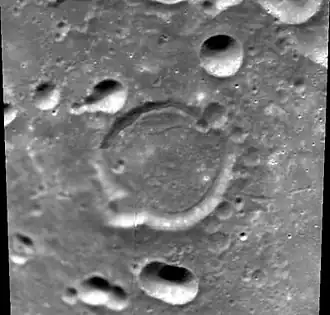 Снимок зонда Clementine.