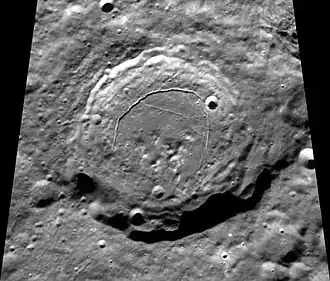 Снимок зонда Clementine.