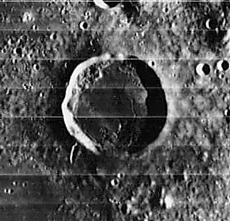 Снимок зонда Lunar Orbiter - IV.