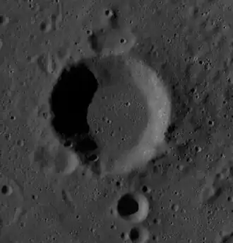 Снимок зонда Lunar Reconnaissance Orbiter.