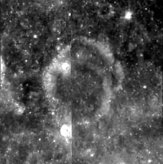 Снимок зонда Clementine.