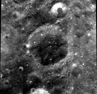 Снимок зонда Clementine.