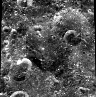 Снимок зонда Clementine.