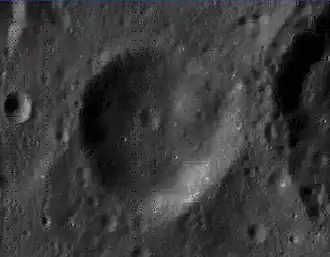 Снимок зонда Lunar Reconnaissance Orbiter.
