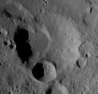 Снимок зонда Lunar Reconnaissance Orbiter.