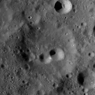 Снимок зонда Lunar Reconnaissance Orbiter.