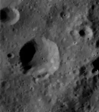 Снимок зонда Lunar Reconnaissance Orbiter.