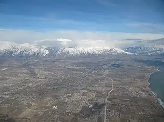 Долина Юта с высоты птичьего полёта