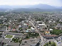 Вид города с воздуха