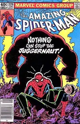 Обложка выпуска The Amazing Spider-Man #229 (июнь 1982). Художник Джон Ромита-мл.