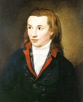 Новалис, портрет 1799 года