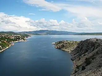 Вид на Новиградско-Море с Масленицкого моста