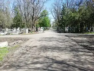 Главный вход на кладбище