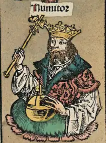 Изображение Нумитора из Нюрнбергской хроники (1493)