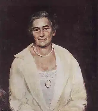 На портрете кисти Сергея Малютина (1925)