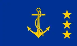 Флаг Главы Народного командования ВМФ (1957—1973)