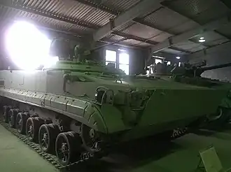 Объект 688 в Бронетанковом музее, г. Кубинка.