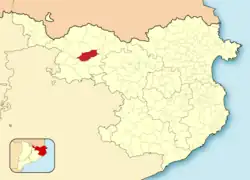 Расположение муниципалитета на карте провинции