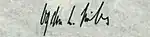 Изображение автографа