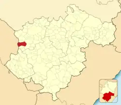 Расположение муниципалитета на карте провинции