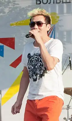 Олег Яковлев на празднике «Лучший город Земли» в 2013 году