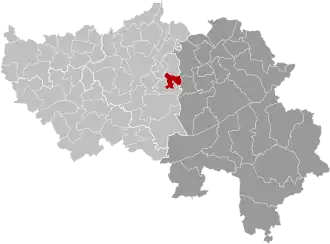 Расположение муниципалитета на карте провинции