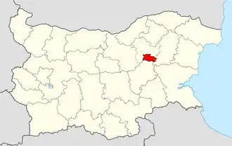 Община Омуртаг на карте