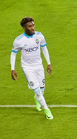 Фишер в «Сиэтл Саундерс» (8 апреля 2017)