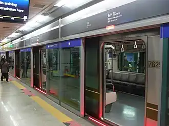 Платформа станции седьмой линии