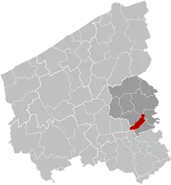 Расположение муниципалитета на карте провинции