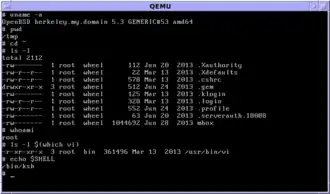 Скриншот программы KornShell