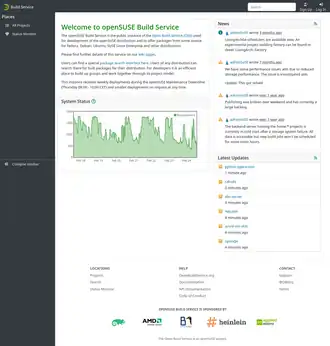 Скриншот программы Open Build Service